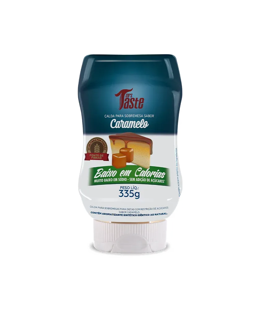 Taste Salsa Dulce Zero Calorías Caramelo Vegano - 335g